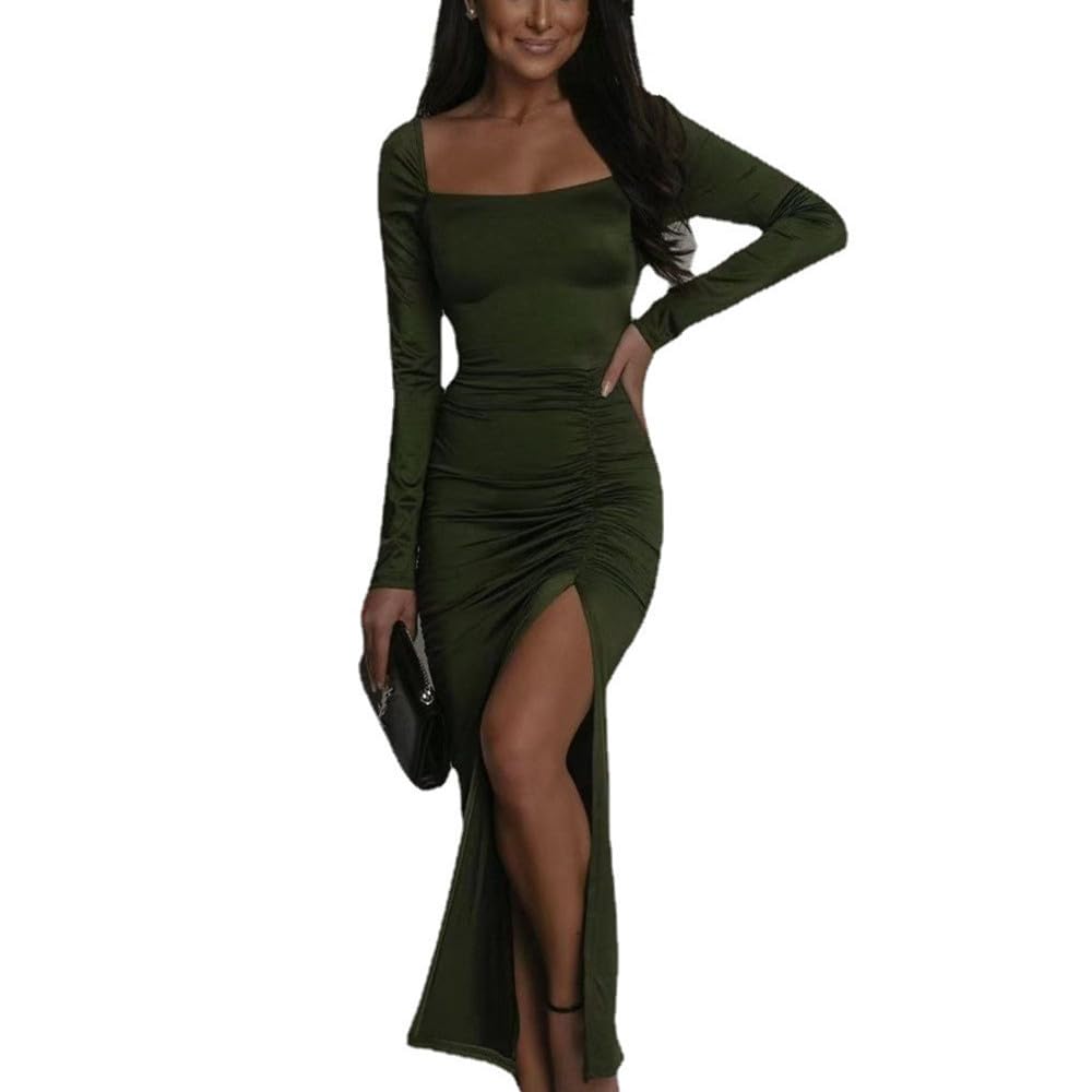 【新品】【即日発送】ANDRESD bell sleeve slit dress 楽天市場】＼全品1000円0FF_◇クーポン配布中／9/24_01:59_まで